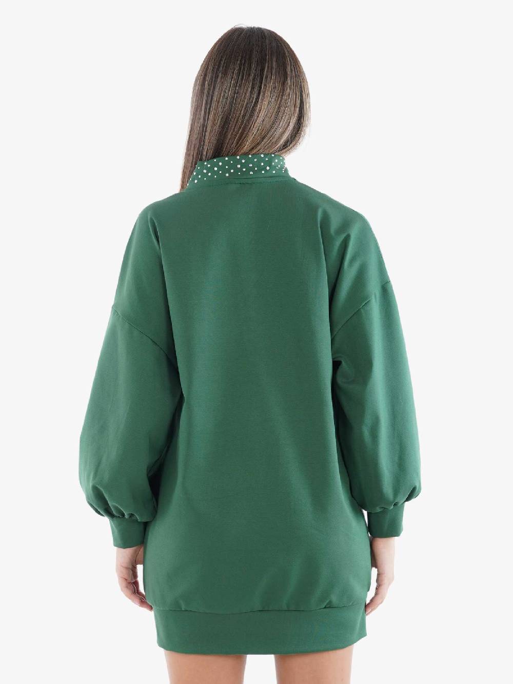 MARIUCCIA Abito Corto 232107 Donna Con Giro Sceso Verde