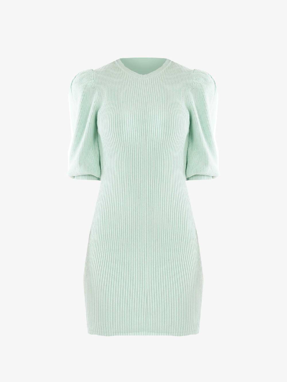 GLAMOROUS Abito corto CK7134 donna in viscosa verde menta