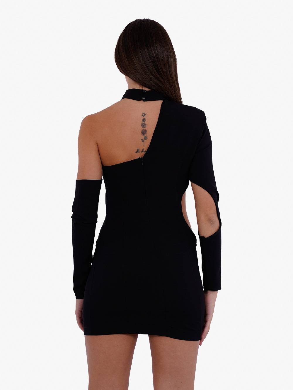 FATALE Abito Corto Soraya Donna Con Dettaglio Cut-out Nero