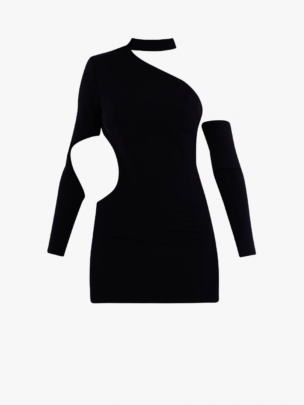 FATALE Abito corto Soraya donna con dettaglio cut-out nero