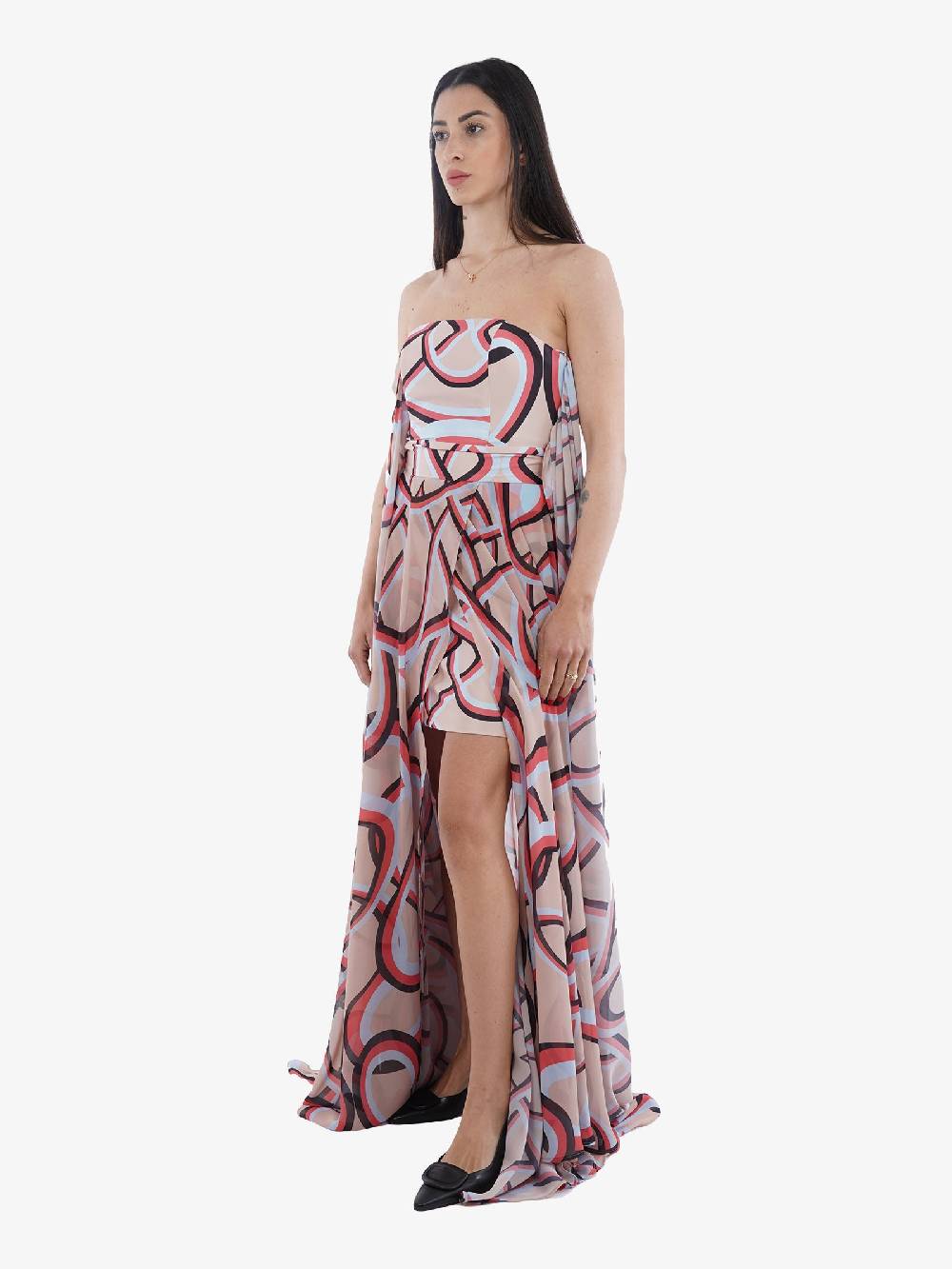 MONIQUE GARCONNE Abito Lungo Donna Multicolor Fantasia Nouveau