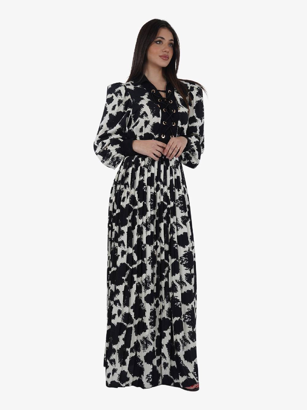 TRASH AND LUXURY Abito Lungo TL-08SS240428 Donna Viscosa Multicolor