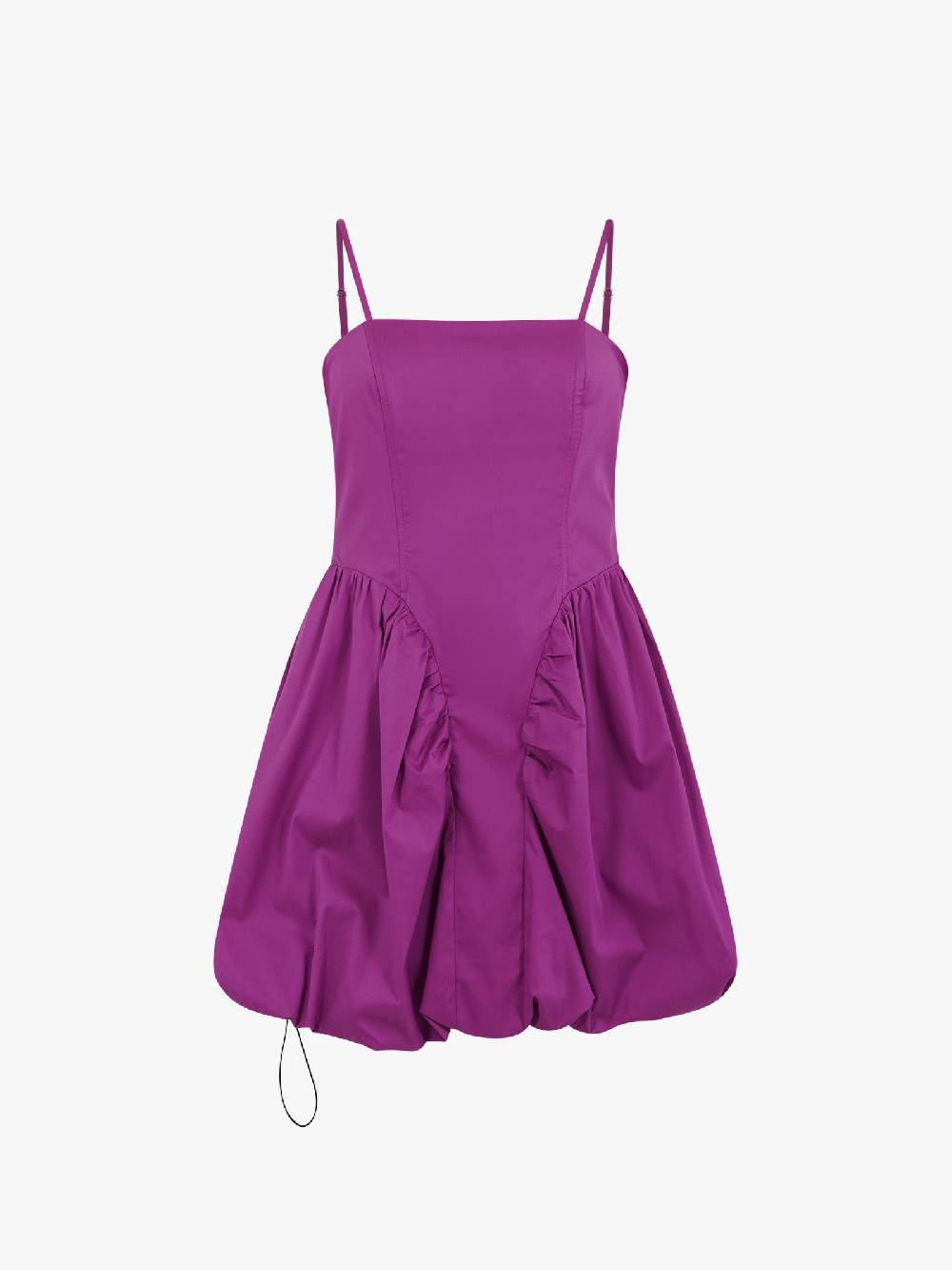 JIJIL Abito Midi Con Arricciatura AB117 Donna Cotone Fucsia