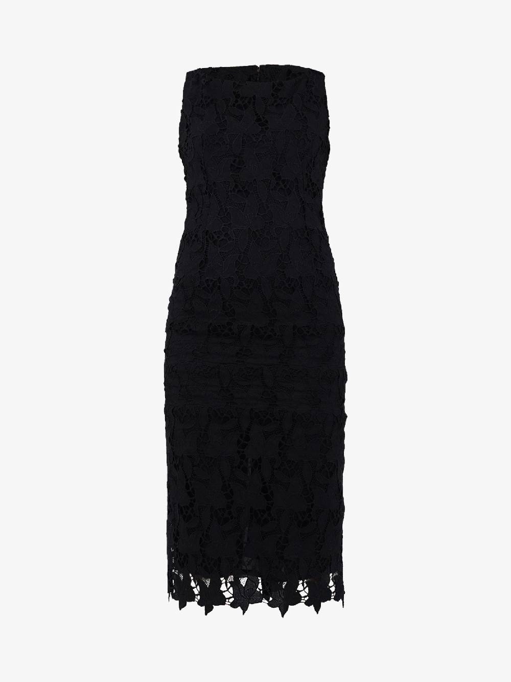 NORA BARTH Abito Midi In Pizzo 24041-146 Donna Cotone Nero