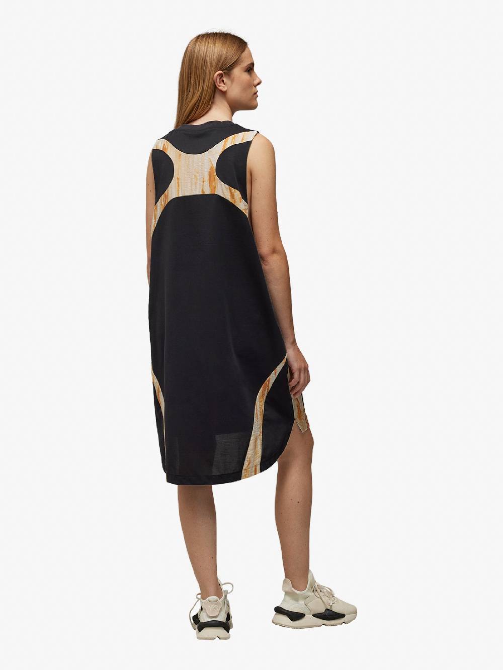 Y-3 Abito Midi Rust Dye Tank IR6244 Donna Cotone Nero