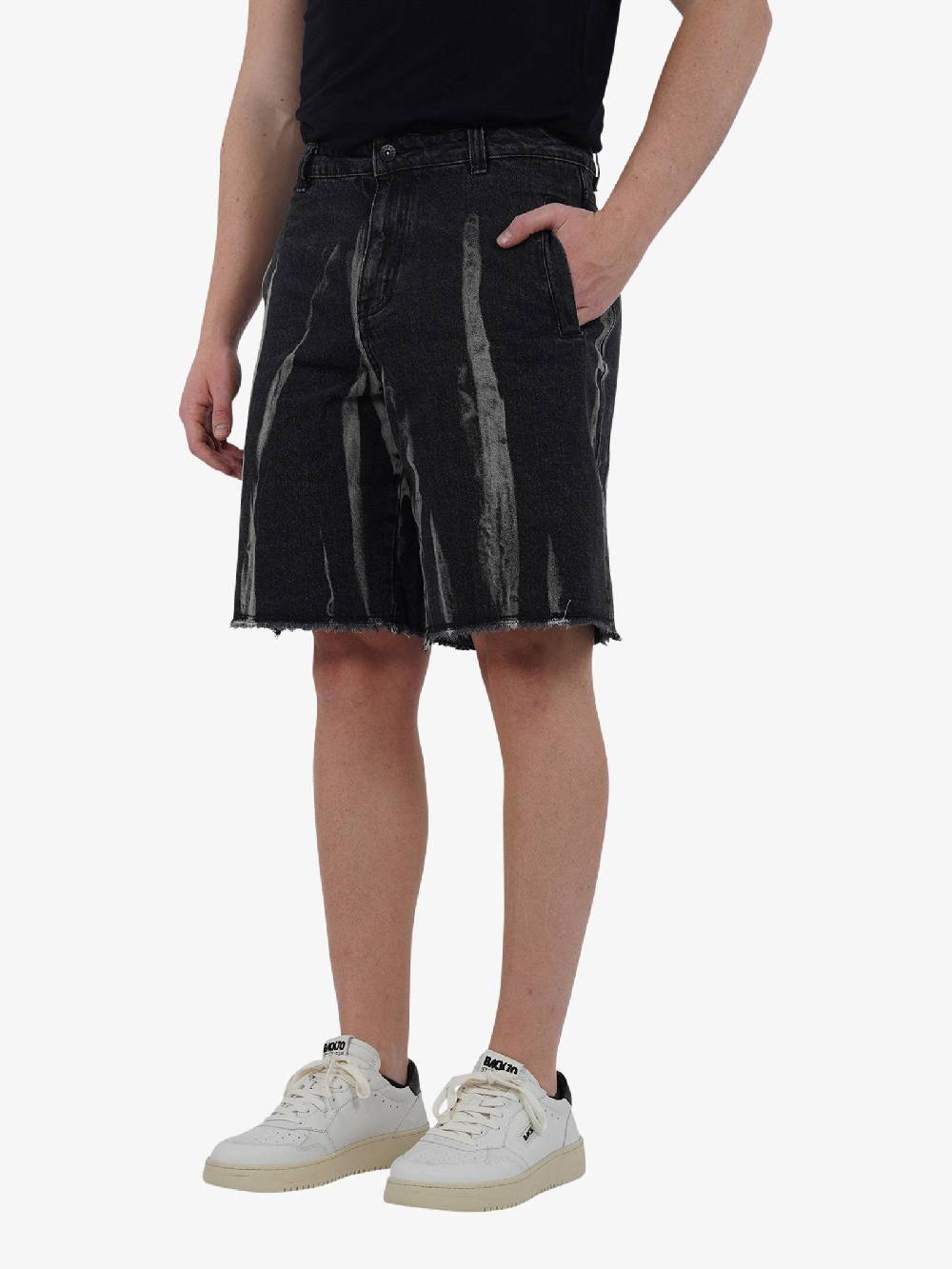 ACUPUNCTURE Bermuda SHADES DENIM Uomo Cotone Blu