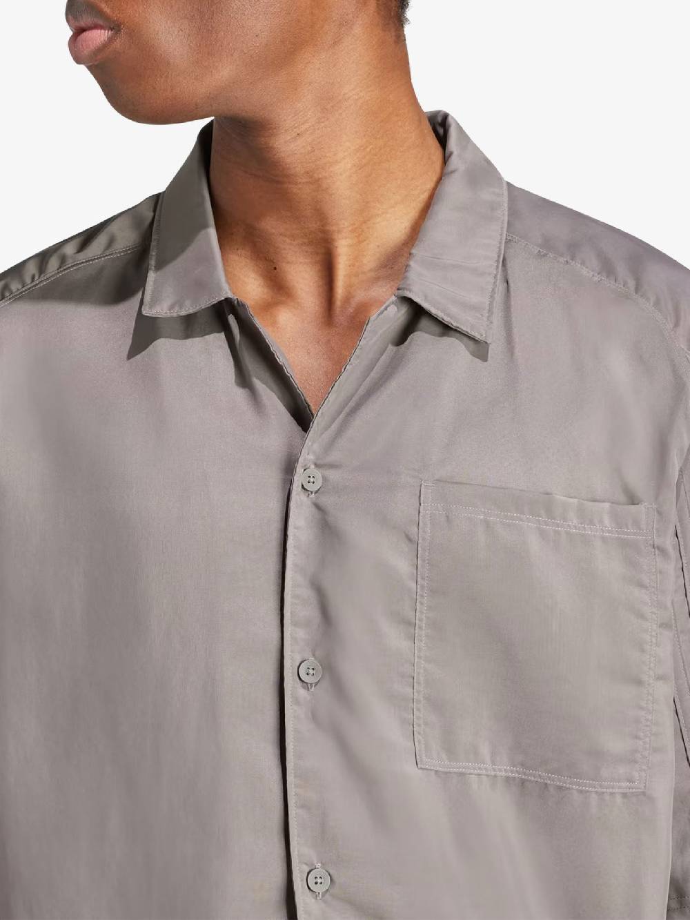 ADIDAS Camicia Fashion Sleeve IT7439 Uomo Grigio