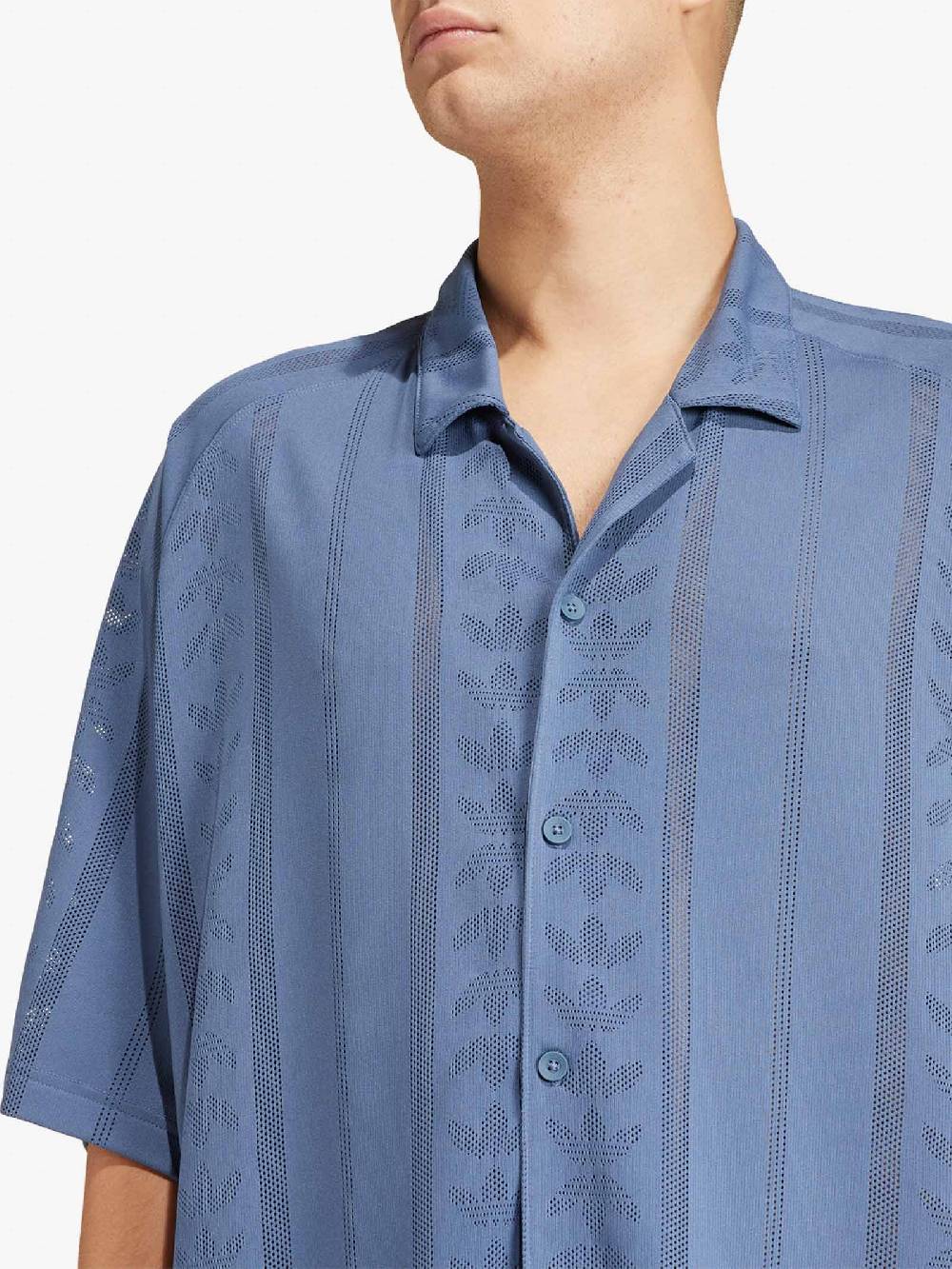 ADIDAS Camicia Fashion Sleeve IT7499 Uomo Grigio