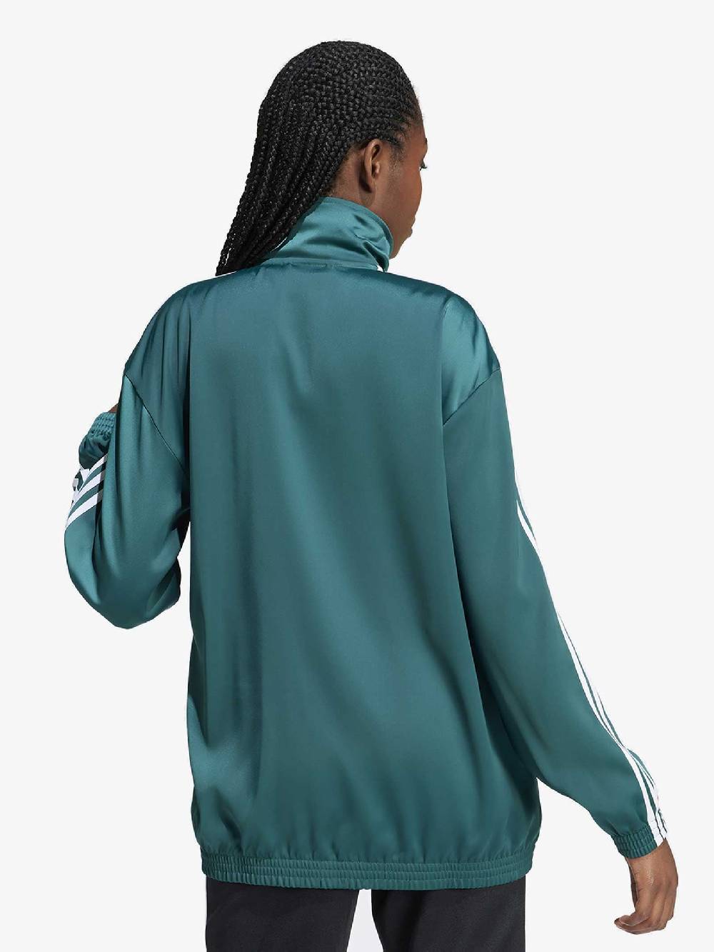 ADIDAS Felpa Girocollo Satin IP0699 Donna Verde