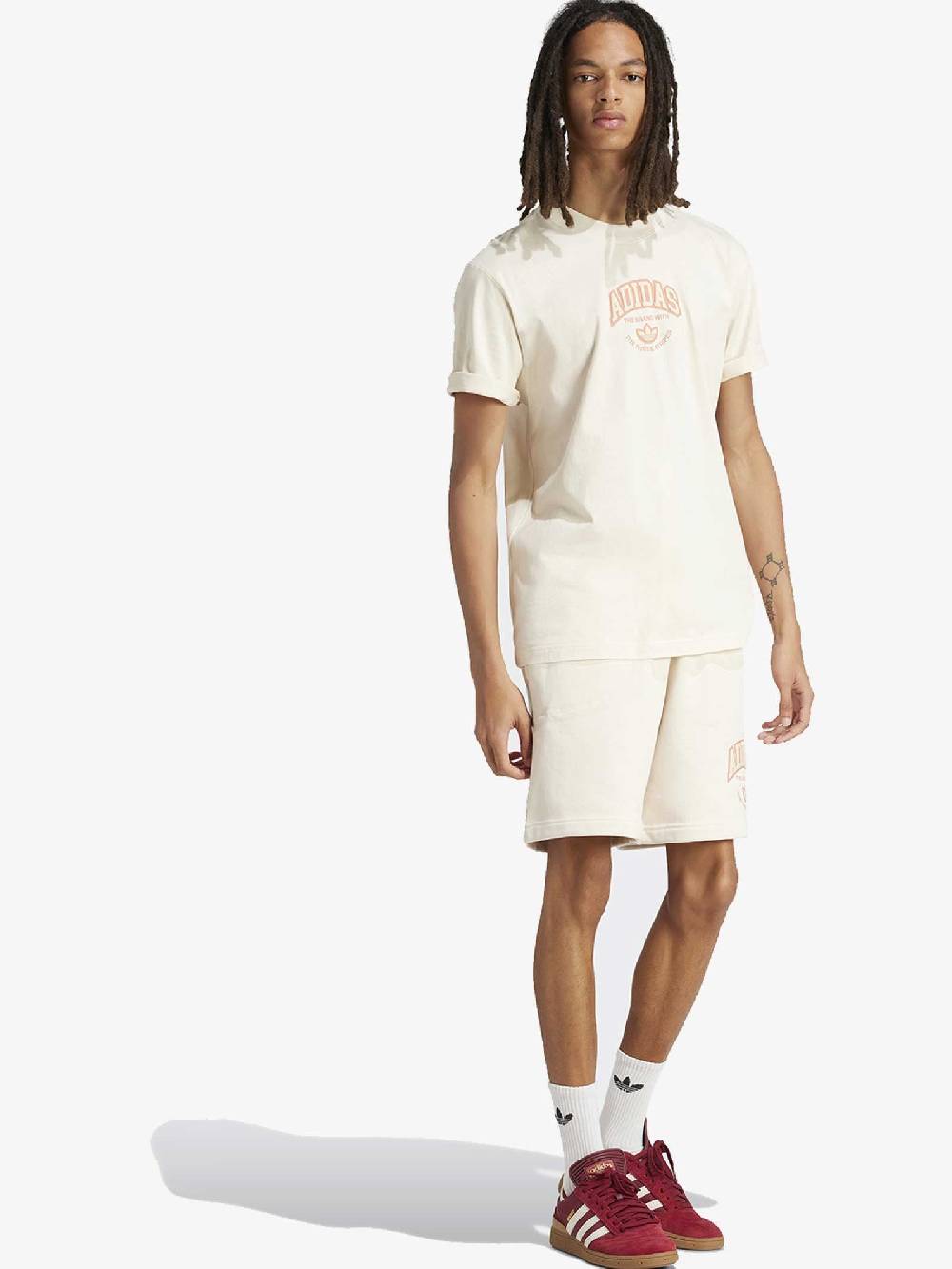 ADIDAS Shorts VRCT IS0189 Uomo Cotone Beige