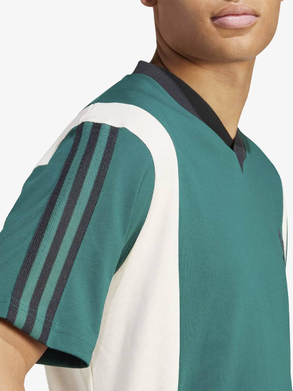 ADIDAS T-shirt Archive Panel Uomo Un Cotone Verde