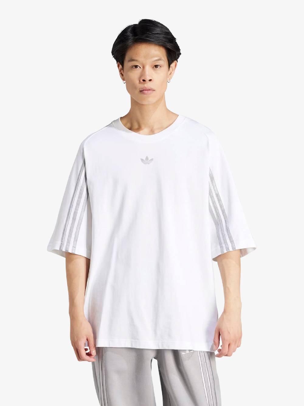 ADIDAS T-shirt Raglan Cutline Uomo Bianco