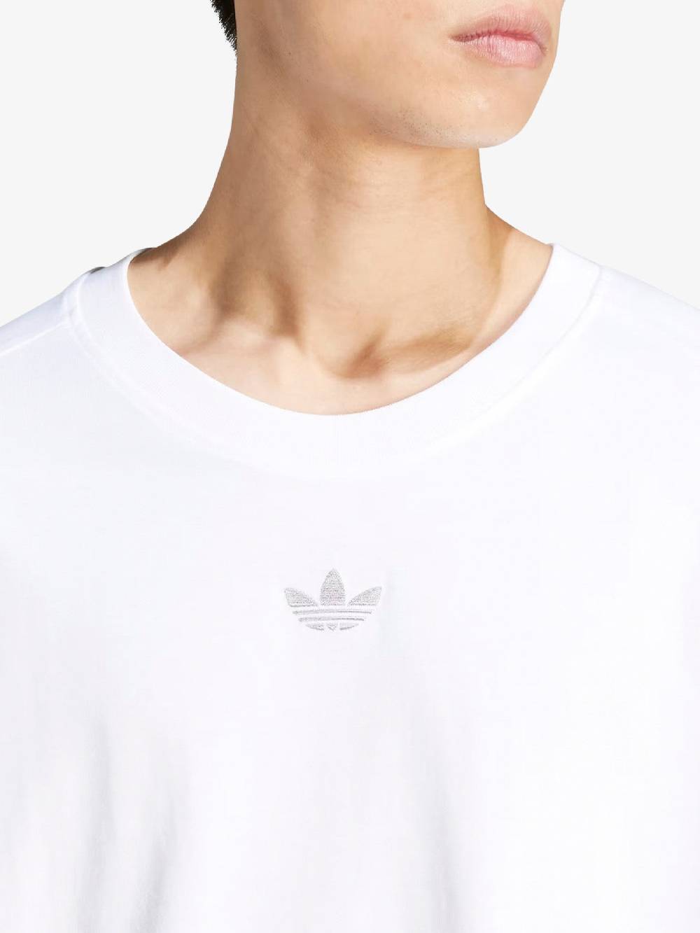 ADIDAS T-shirt Raglan Cutline Uomo Bianco