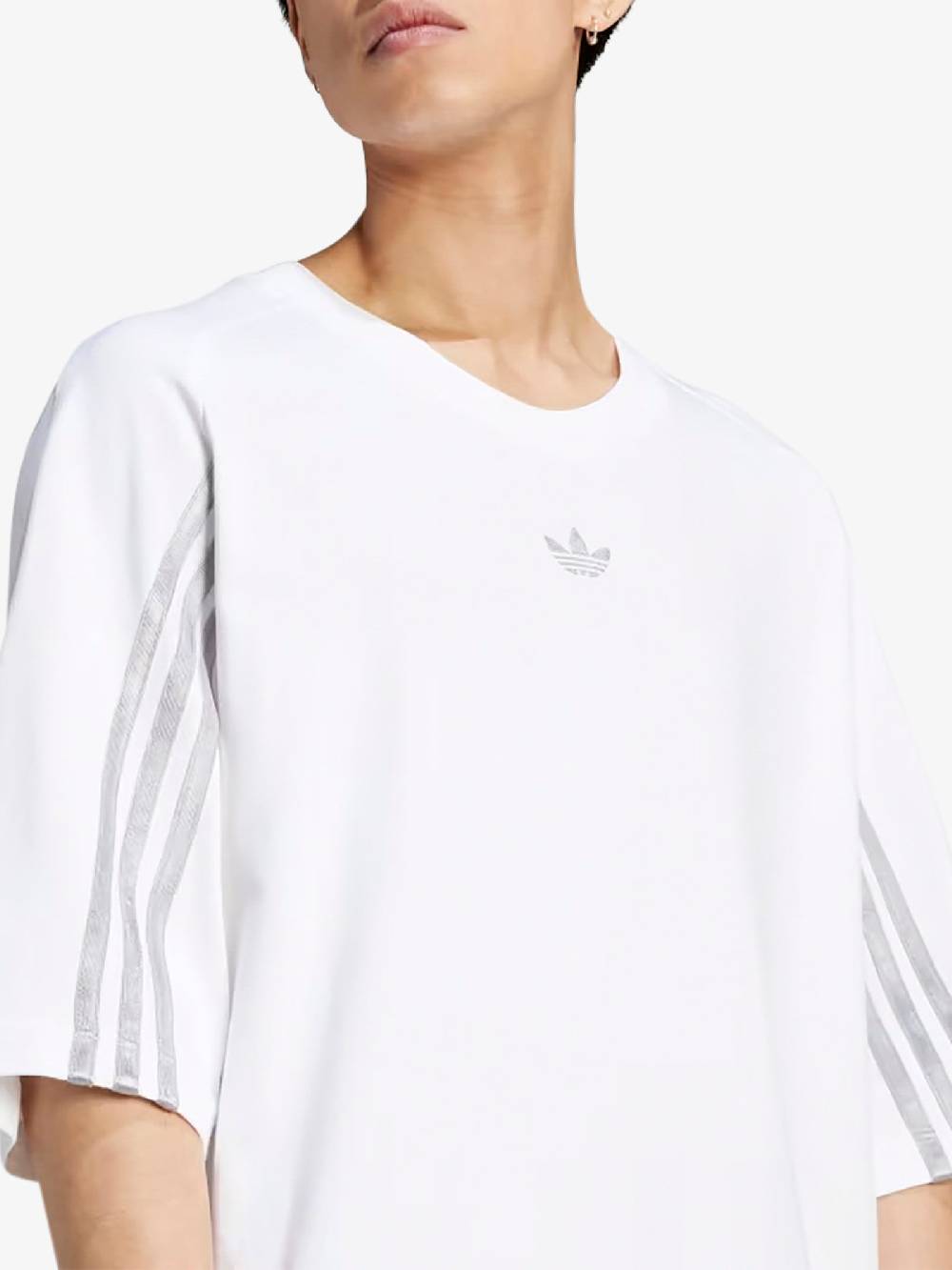 ADIDAS T-shirt Raglan Cutline Uomo Bianco
