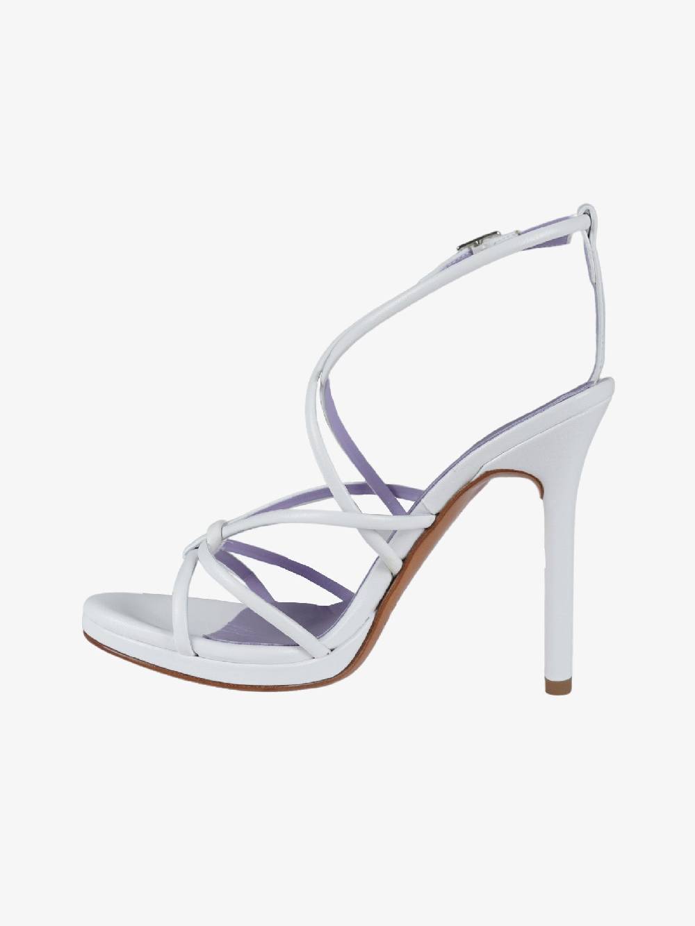 ALBANO Sandali 3312 Soft Bianco Donna Con Incrocio