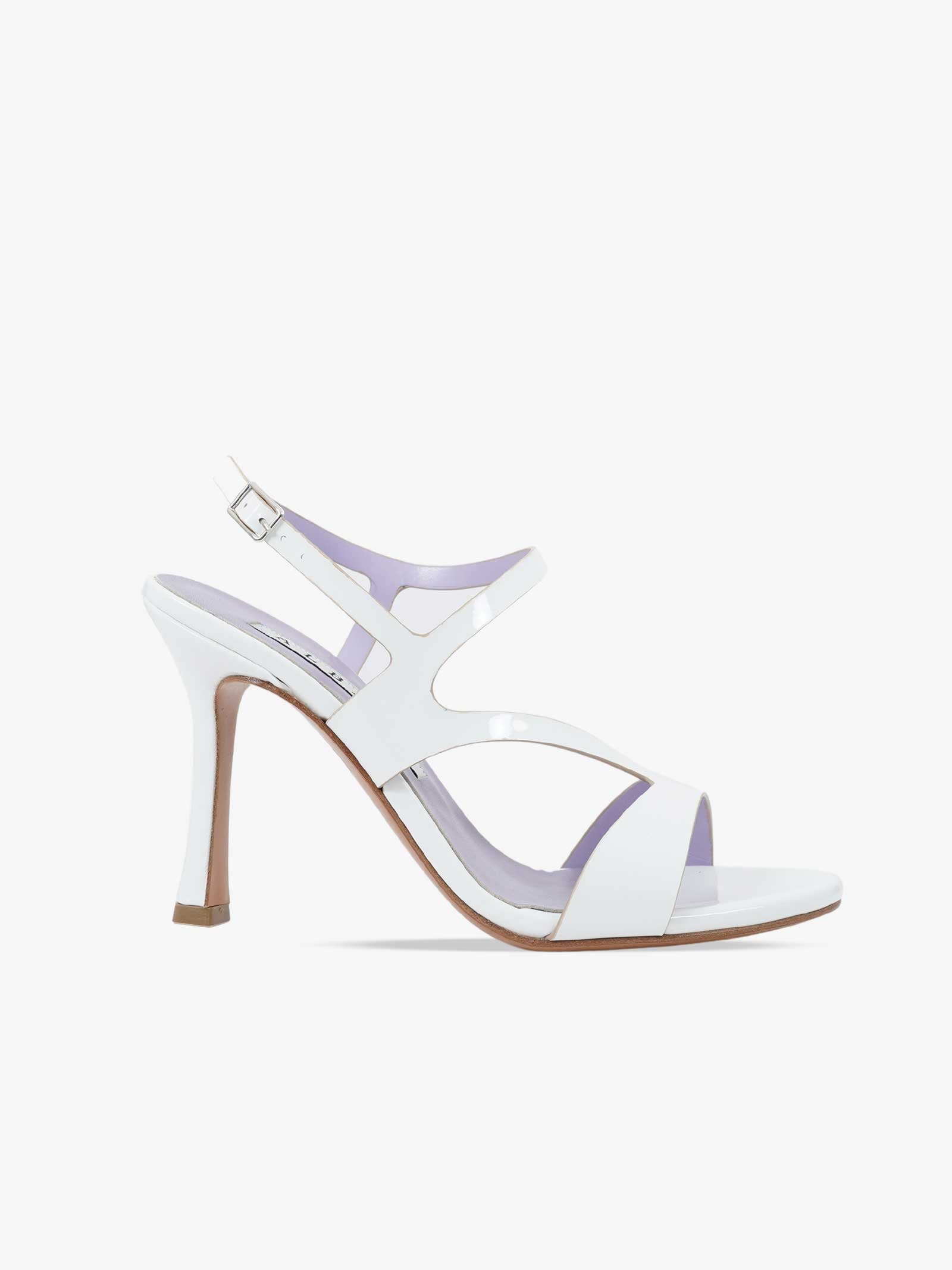 ALBANO Sandali con tacco 5061 donna bianco