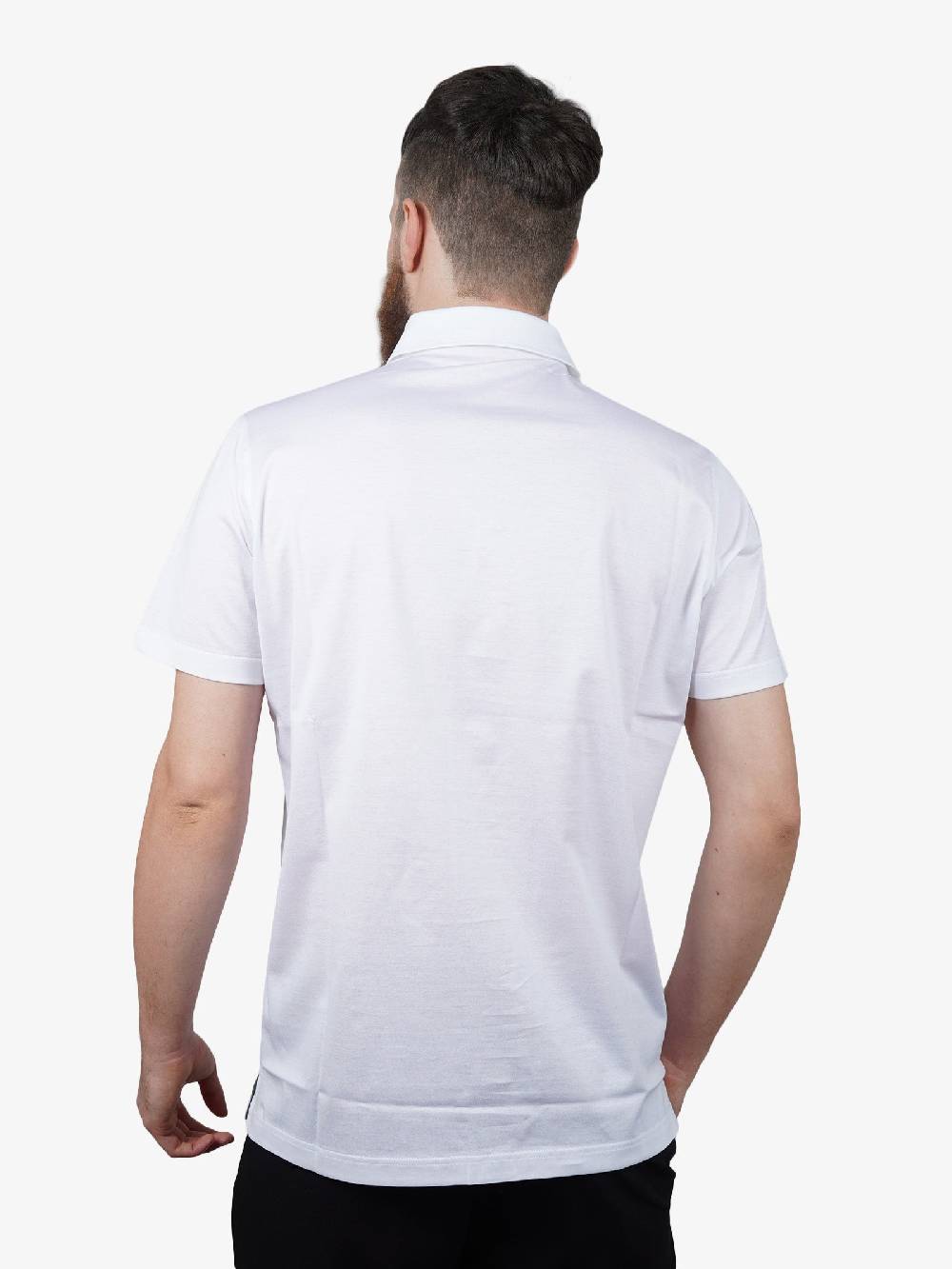 ALESSANDRO DELL'ACQUA Polo Uomo In Cotone Bianca