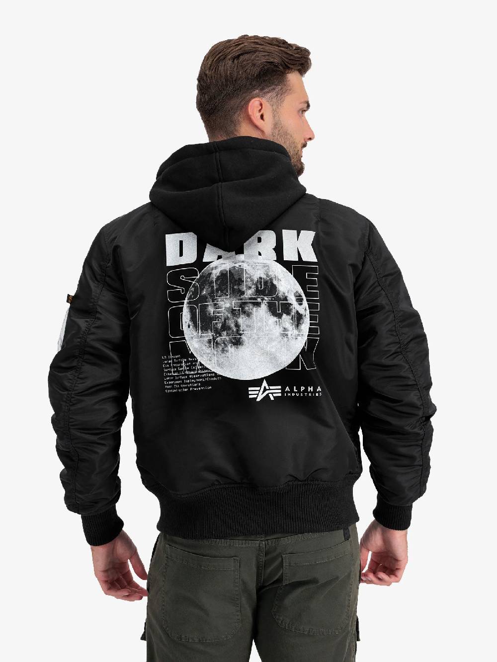 ALPHA INDUSTRIES Bomber MA-1 VF Uomo Nero