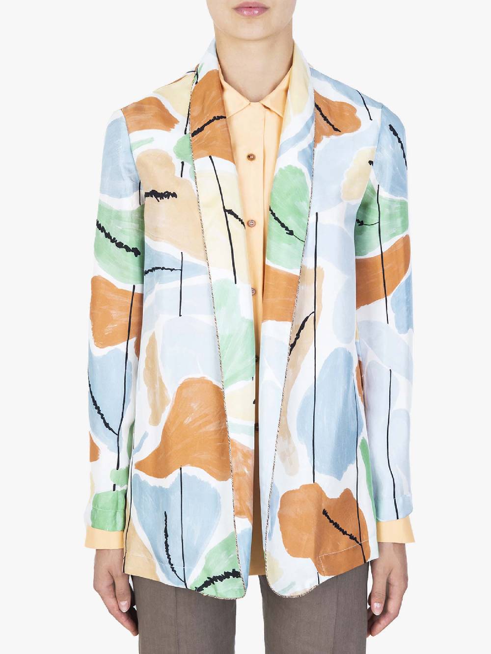 ALYSI Giacca Eden Donna In Seta Multicolor