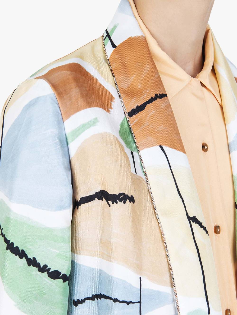 ALYSI Giacca Eden Donna In Seta Multicolor