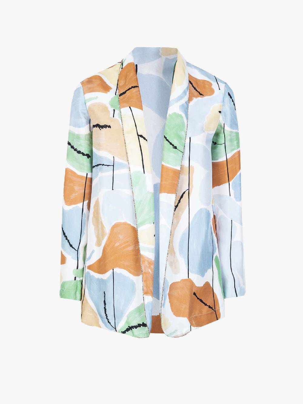 ALYSI Giacca Eden donna in seta multicolor