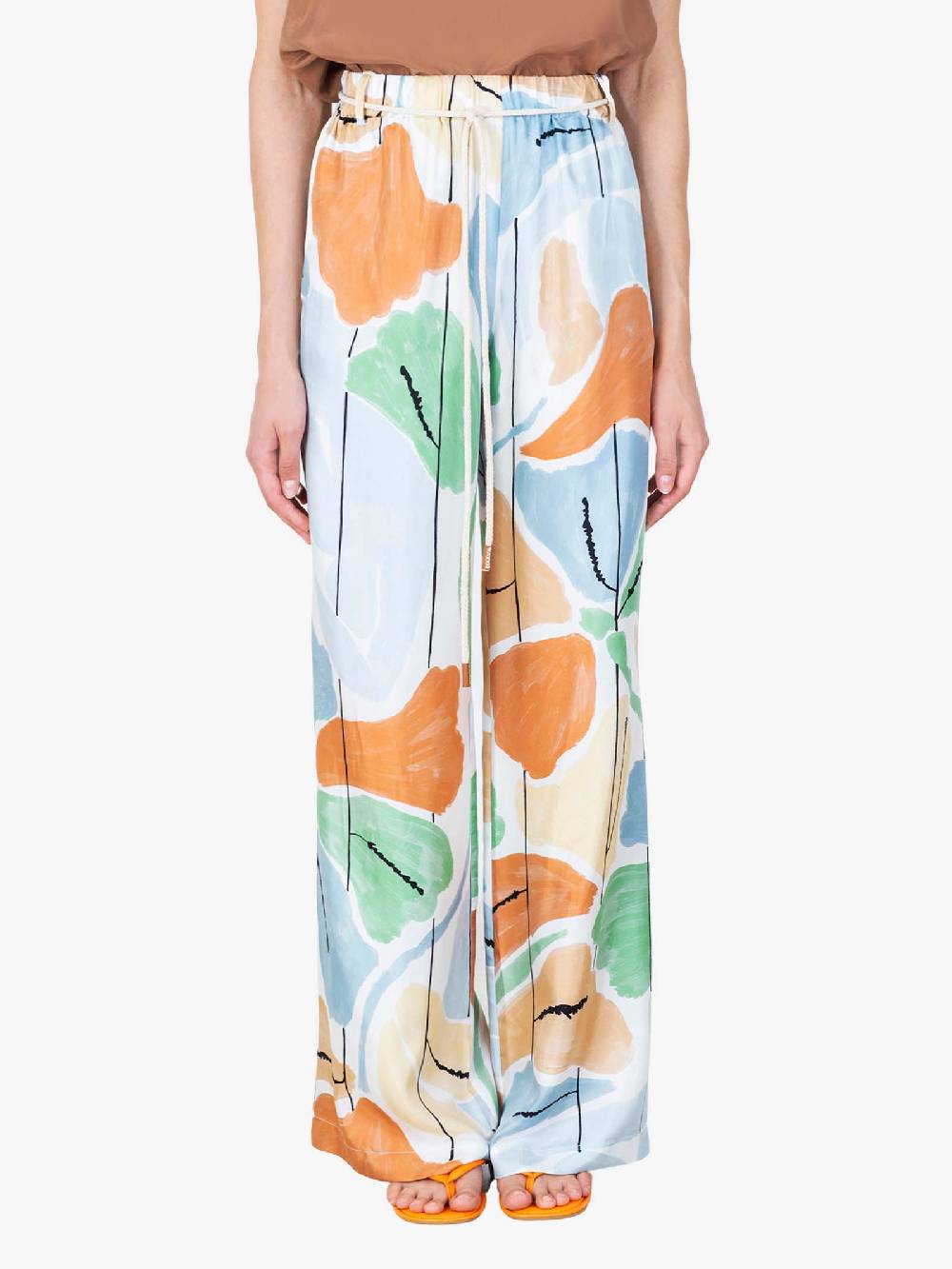 ALYSI Pantalone Eden A Palazzo Donna Multicolor