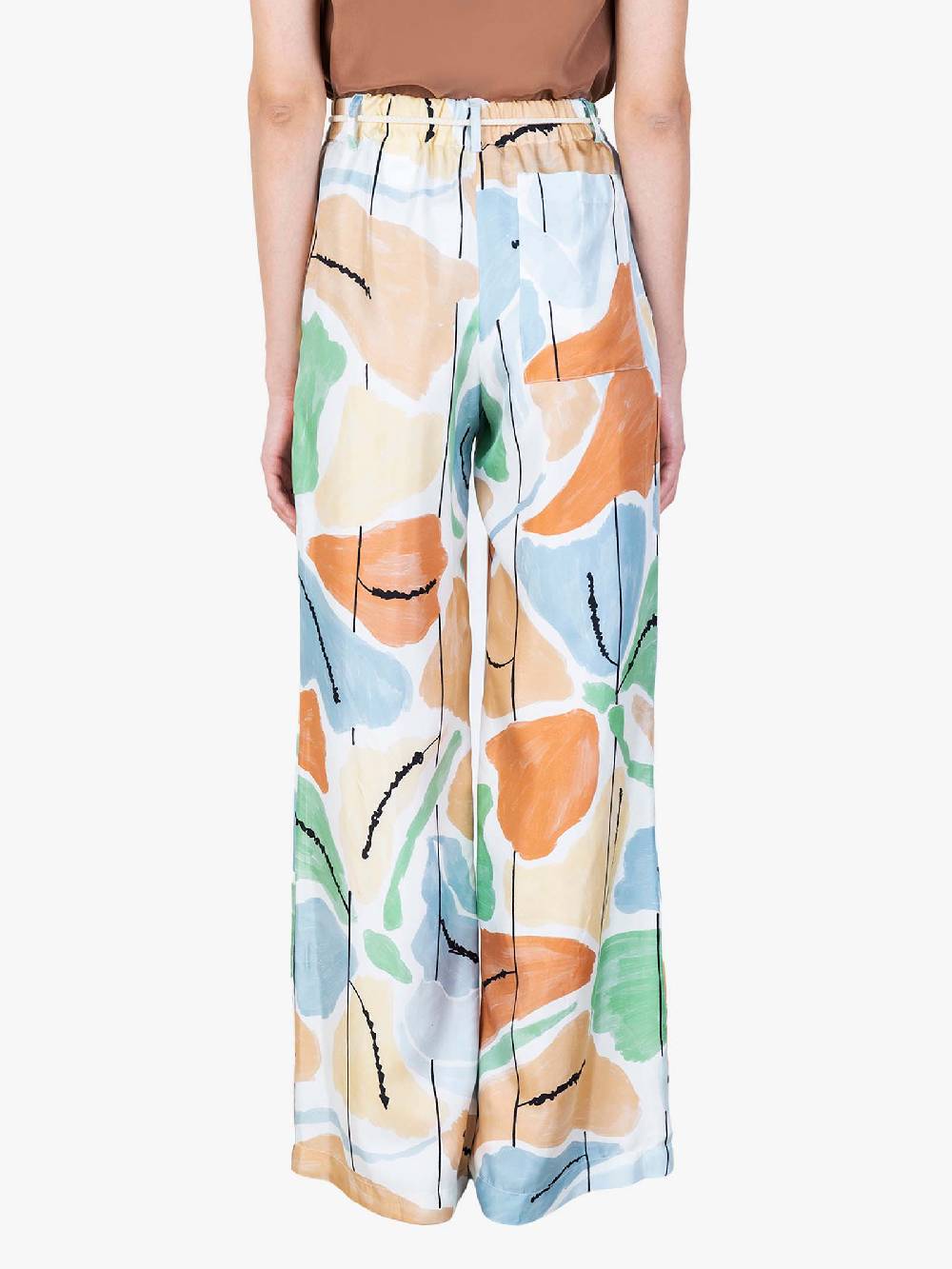 ALYSI Pantalone Eden A Palazzo Donna Multicolor