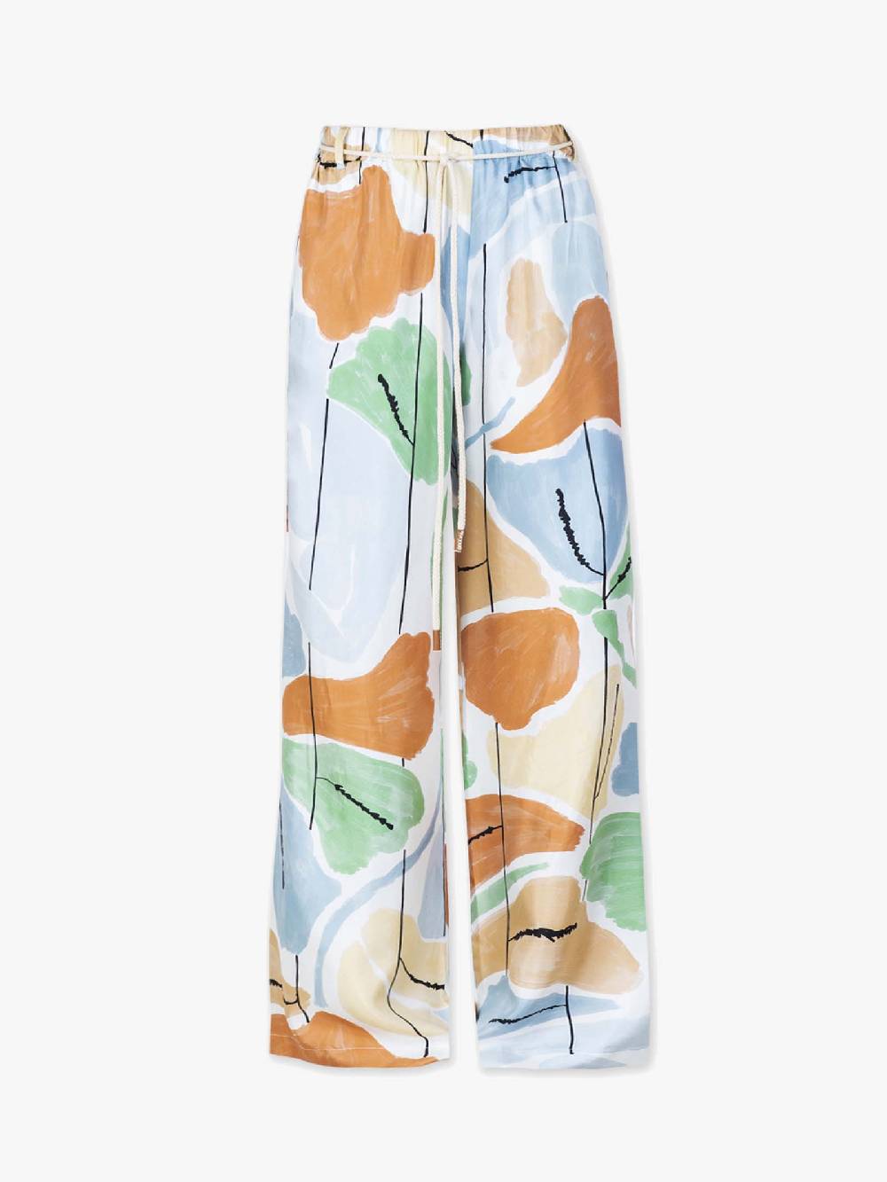 ALYSI Pantalone Eden a palazzo donna multicolor