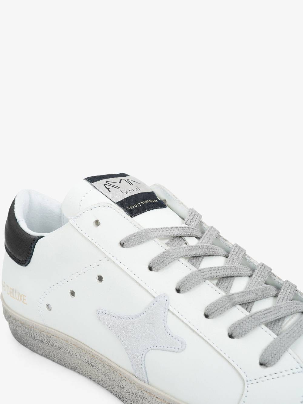AMA BRAND Sneakers 2726 Uomo In Pelle Bianco