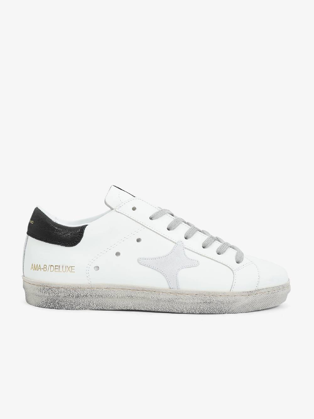 AMA BRAND Sneakers 2726 Uomo In Pelle Bianco