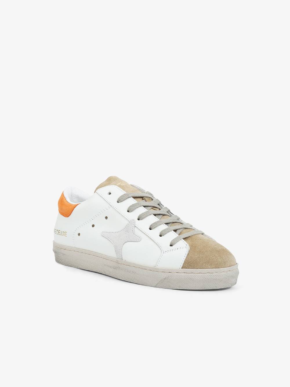 AMA BRAND Sneakers 2736 Uomo In Pelle Bianco
