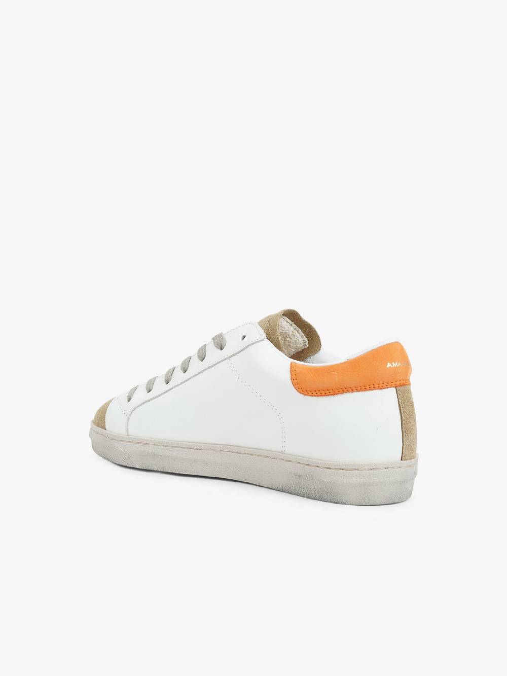 AMA BRAND Sneakers 2736 Uomo In Pelle Bianco