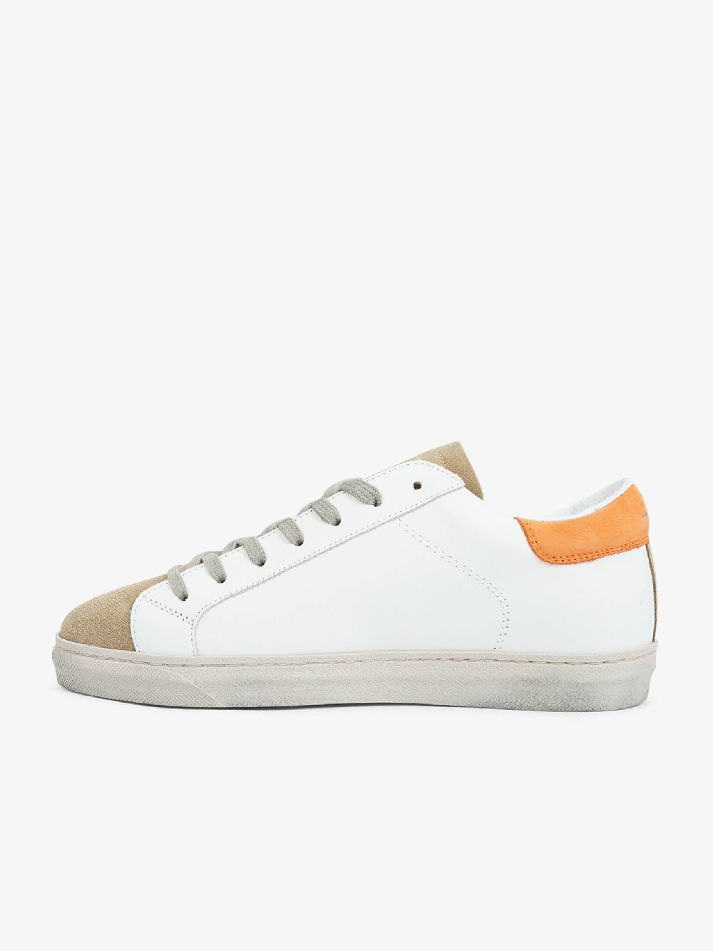 AMA BRAND Sneakers 2736 Uomo In Pelle Bianco