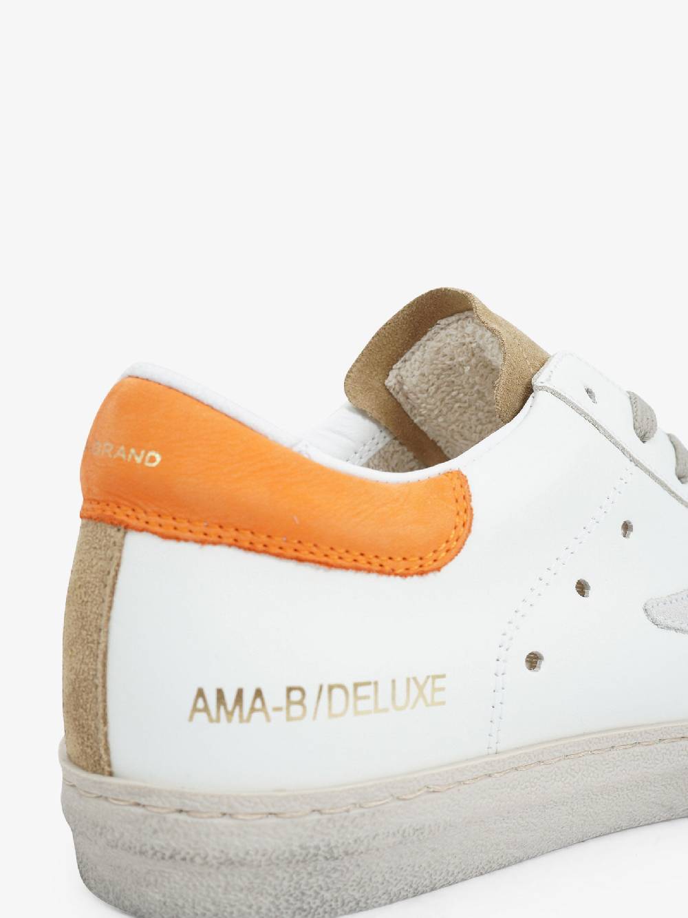 AMA BRAND Sneakers 2736 Uomo In Pelle Bianco