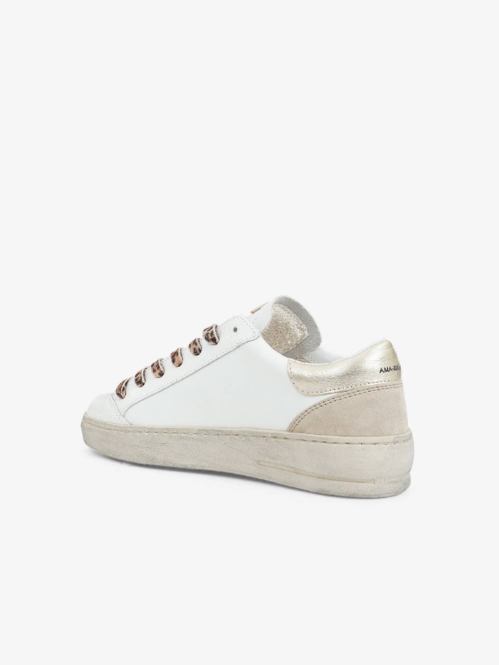 AMA BRAND Sneakers 2762 Donna In Pelle Bianco