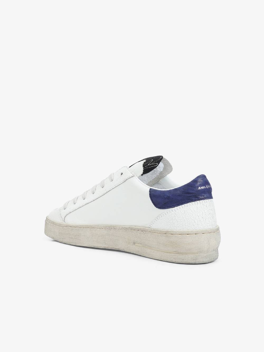 AMA BRAND Sneakers 2775 Uomo In Pelle Bianco