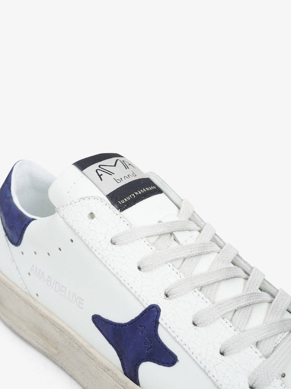 AMA BRAND Sneakers 2775 Uomo In Pelle Bianco