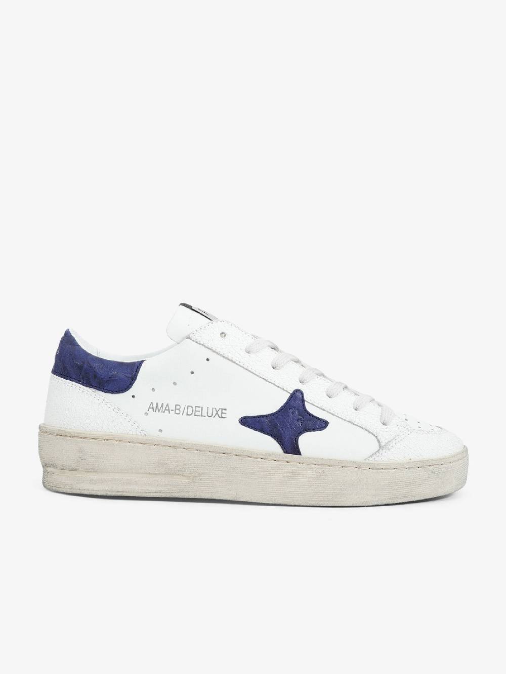 AMA BRAND Sneakers 2775 uomo in pelle bianco