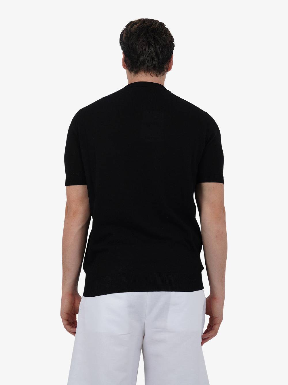 AMARANTO Maglia B9B0021B Uomo Cotone Nero