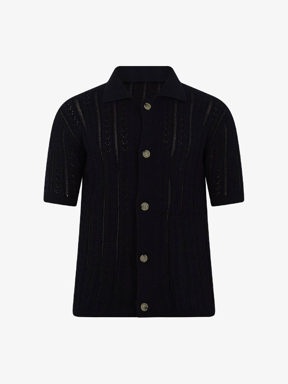 AMARANTO Maglia B9B0042 Uomo Cotone Nero