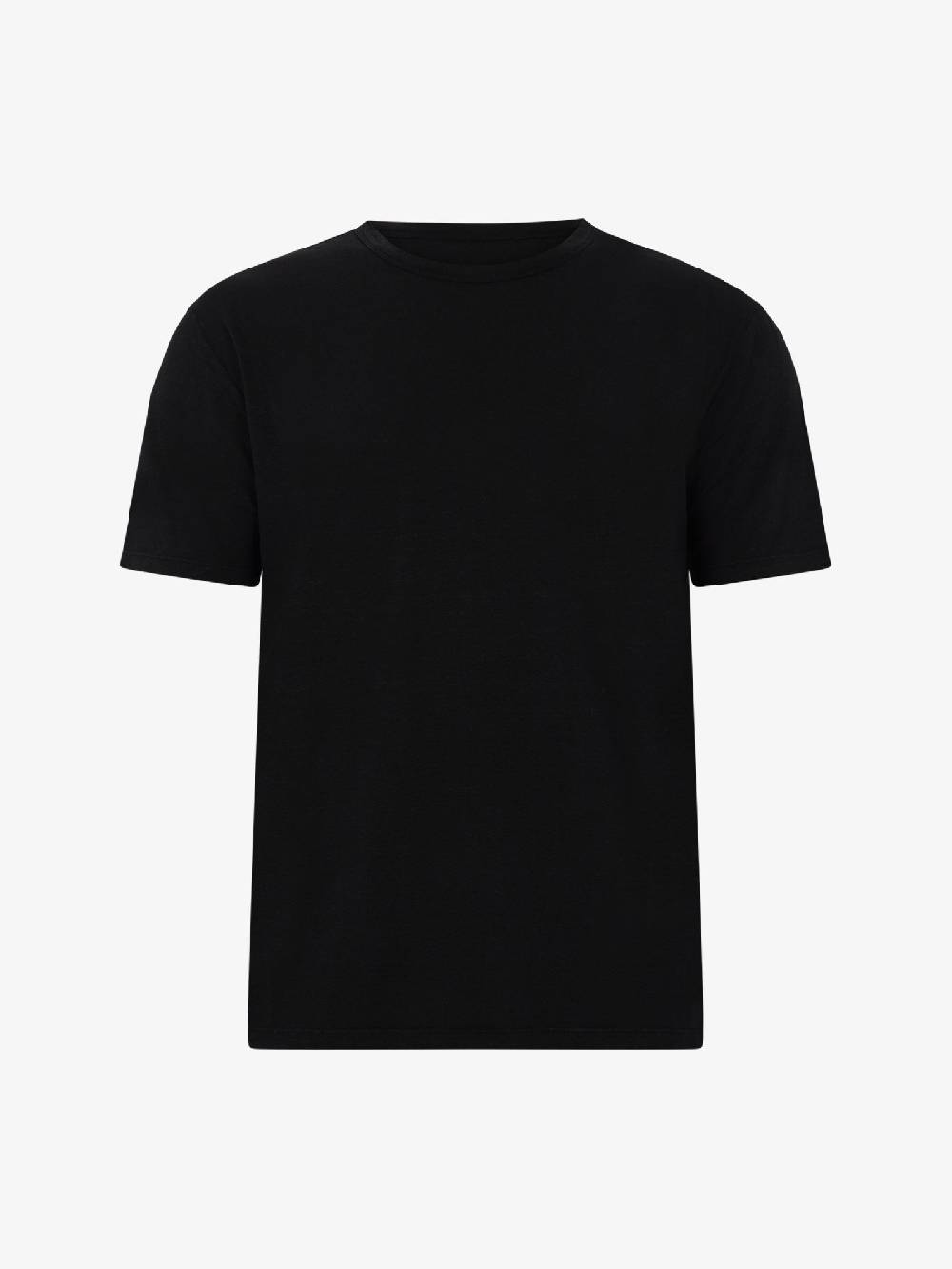AMARANTO T-shirt B6B0008 Uomo Lino Nero