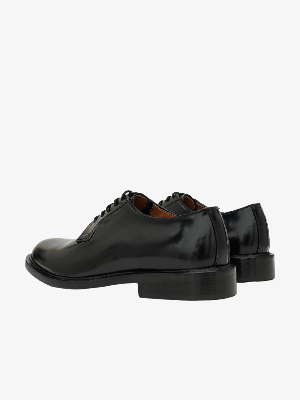 ANDREA FRANCESCO Stringate CH1 Uomo In Pelle Nera