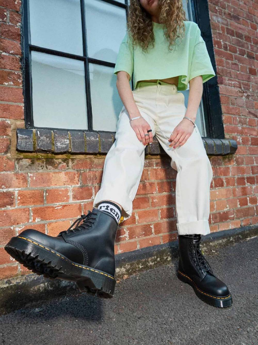 DR. MARTENS Anfibi Di Pelle 1460 BEX Smooth Donna Nero