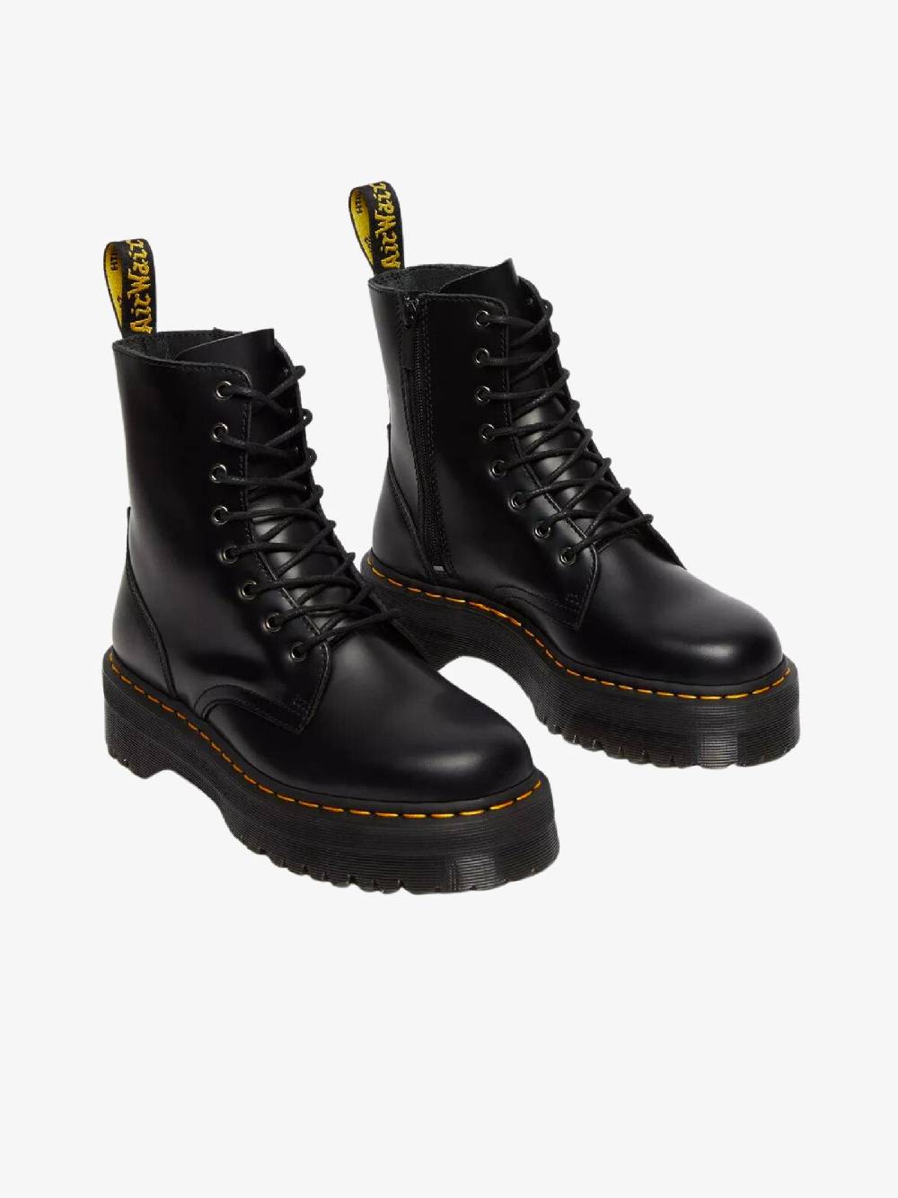DR. MARTENS Anfibi Platform Jadon Smooth Donna In Pelle Nero
