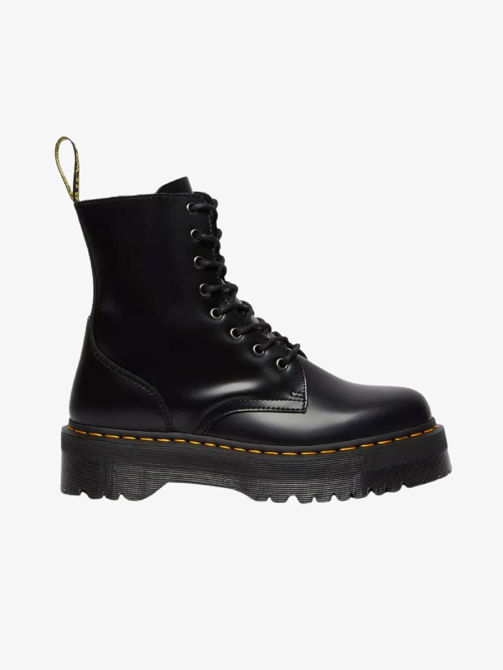 DR. MARTENS Anfibi Platform Jadon Smooth Donna In Pelle Nero