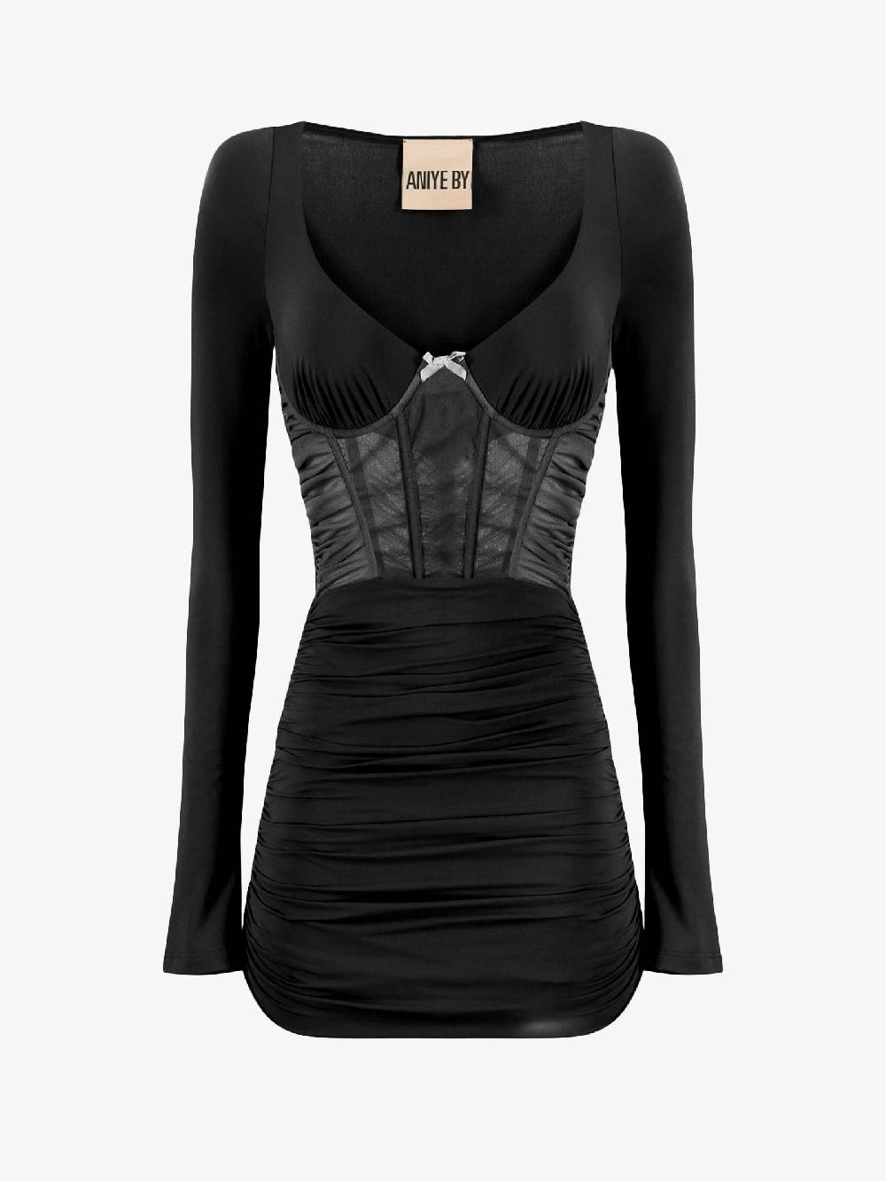 ANIYE BY Abito Corto Bustier Sally Donna Nero