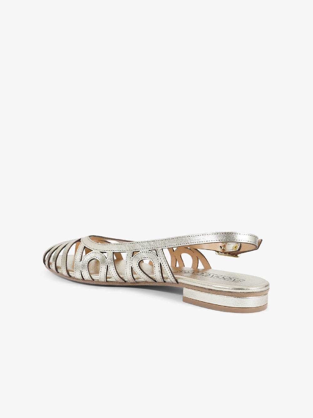 AQUACLARA Sandali Bassi CAPRAIA-20 Donna Pelle Oro