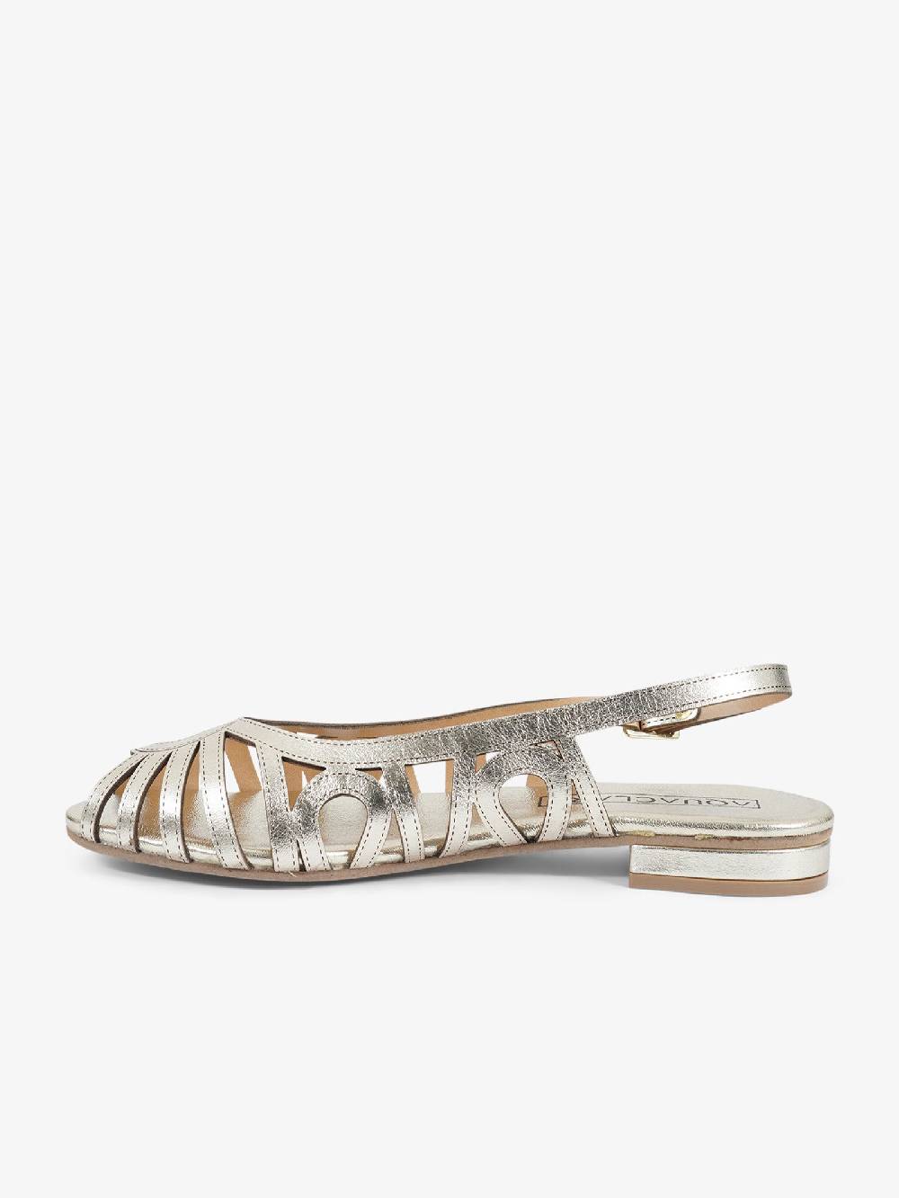 AQUACLARA Sandali Bassi CAPRAIA-20 Donna Pelle Oro