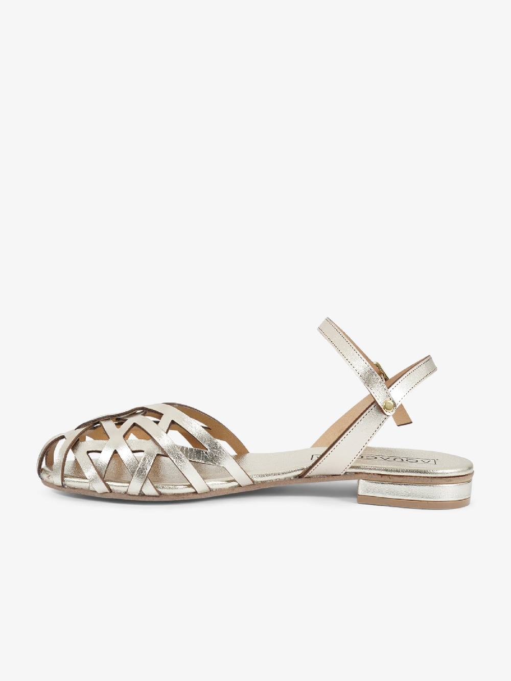 AQUACLARA Sandali Bassi ITACA-20 Donna Pelle Oro