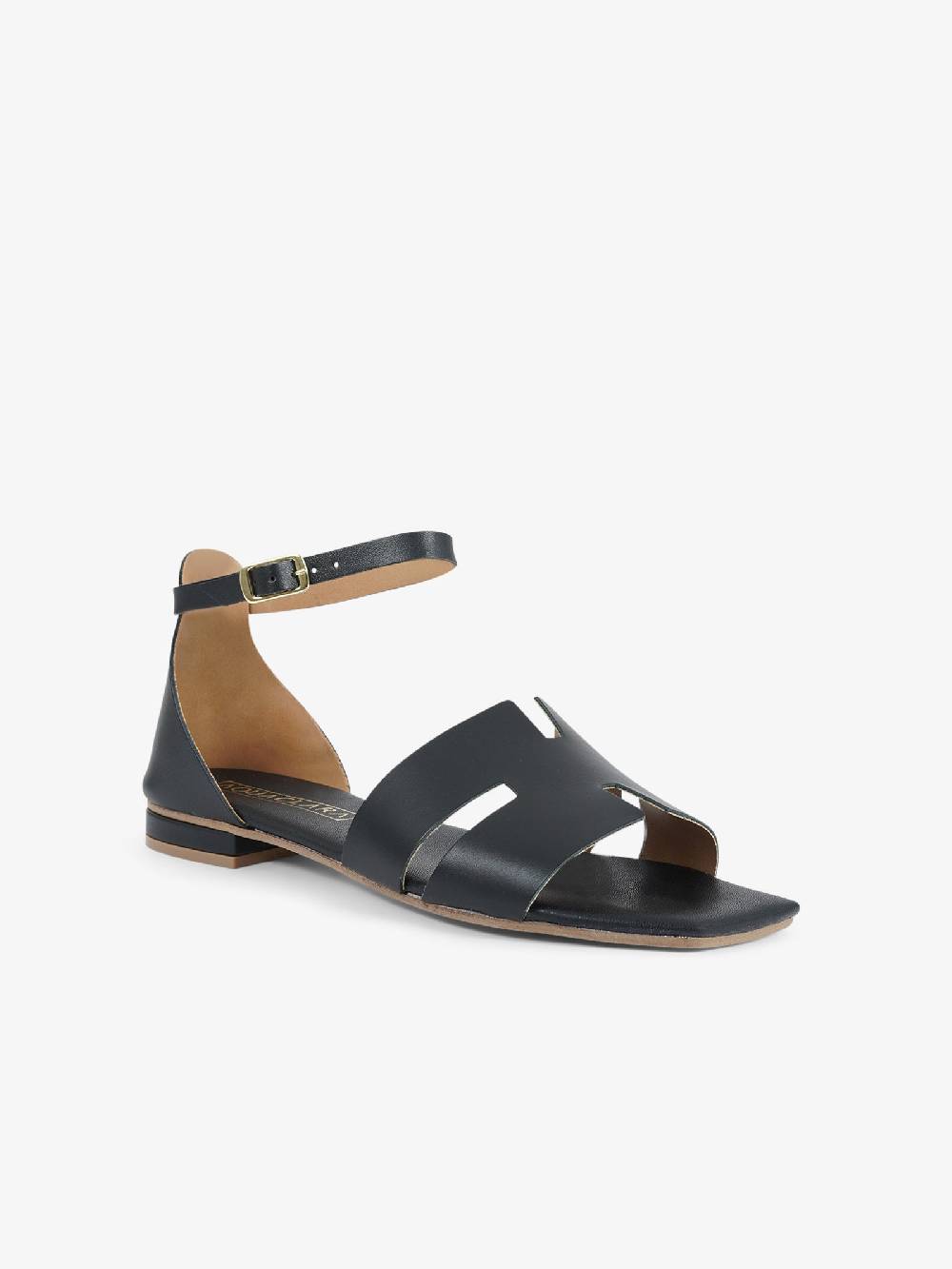 AQUACLARA Sandali Bassi MILOS-20 Donna Pelle Nero